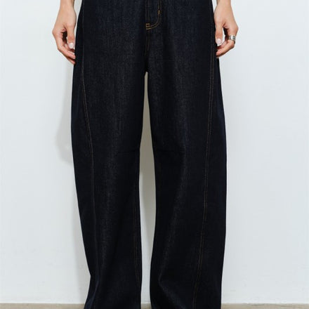 Wide Leg Indigo Jeans