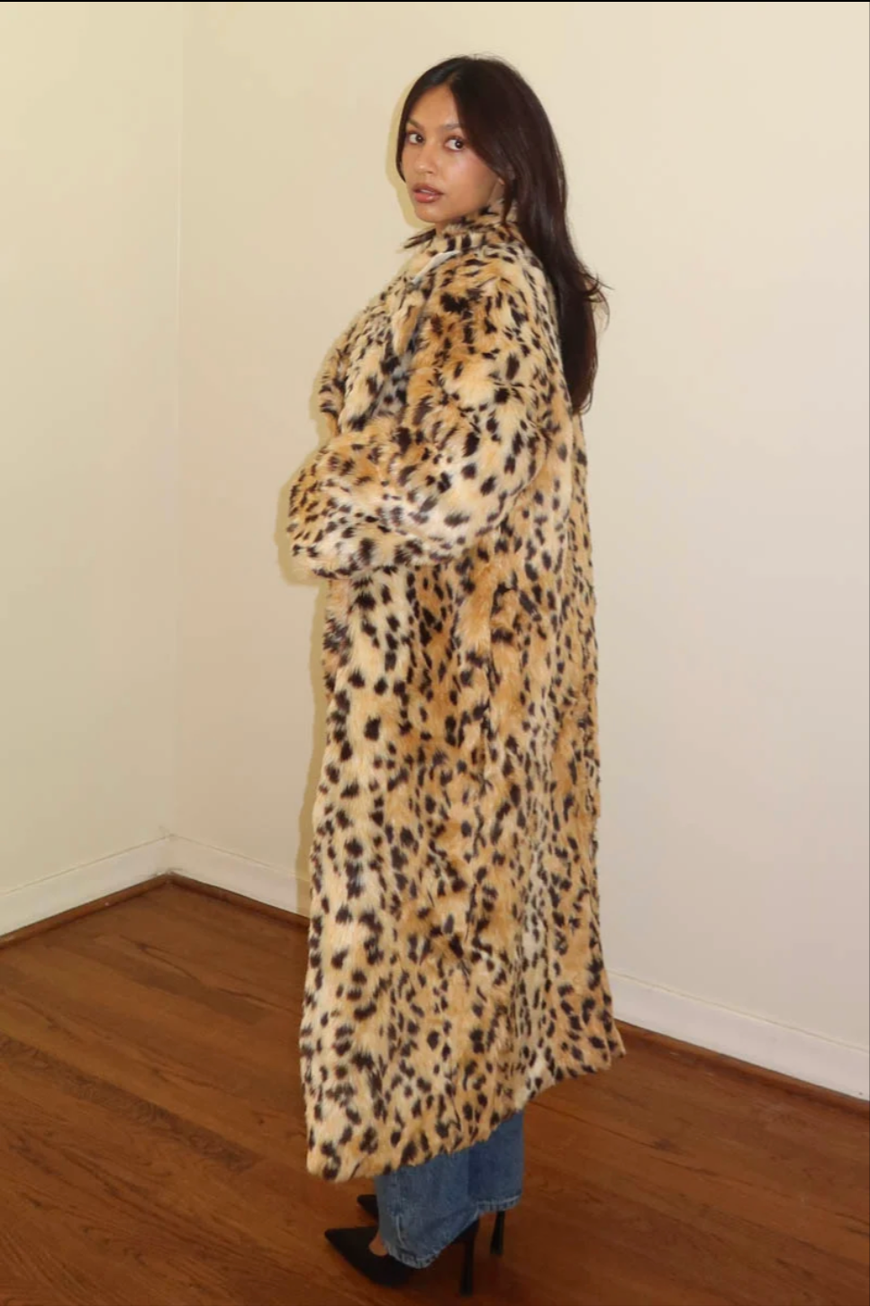 Faux Fur Long Coat